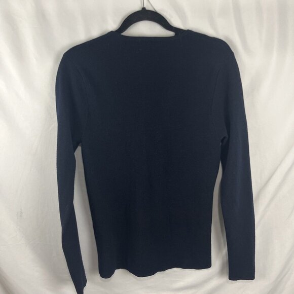 Sandro Paris Cotton Navy Sweater Womens Size S - Picture 8 of 13